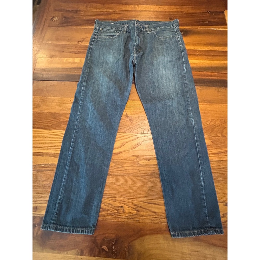 Levis 508 Regular Tapered Fit Jeans Mens 36x30 Medium Wash Blue Denim Cotton